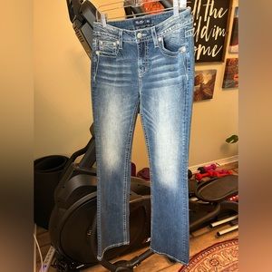 Miss Me jeans  Chloe Boot style  size 30 western detail on back pockets